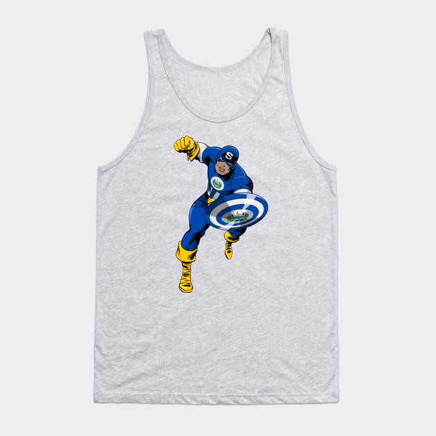 Capitan El Salvador Tank Top by ThirteenthFloor